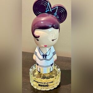 HARAJUKU LOVERS - Purple-Haired Ceramic Doll Figurine with Sailor Dress